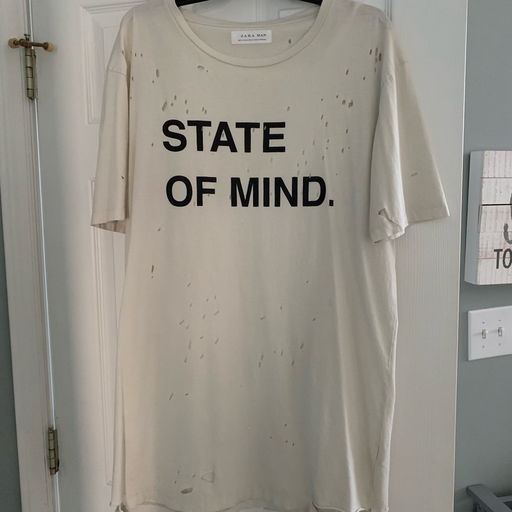 Zara Distressed Men’s Tee or Women’s Tunic